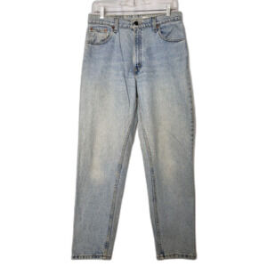 Vintage LEVIS High Waist Tapered Leg Light Wash Denim Jeans Juniors Size 11 S